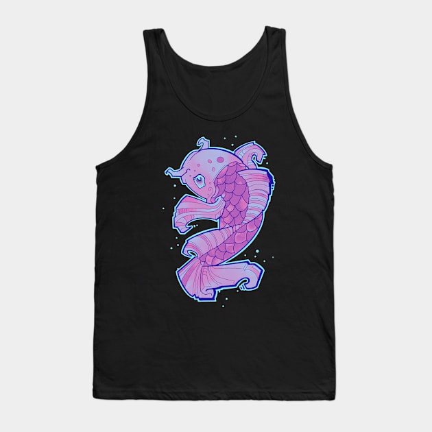 koi karp fish neon effect Tank Top by weilertsen